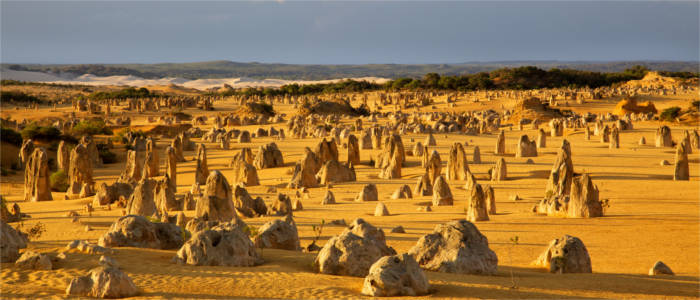 Famous rock formations at the Coral Coast