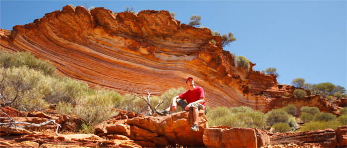 Hikers at the Coral Coast