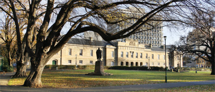 Historical building in Hobart