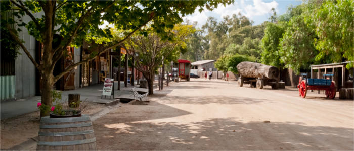 Town at the Murray River