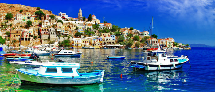 Greek island Symi in the Aegean