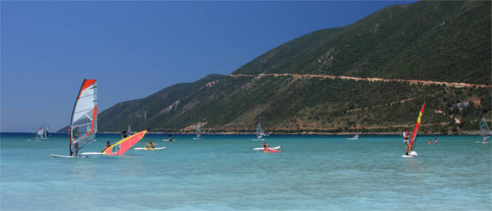 Water sports on the Ionian islands