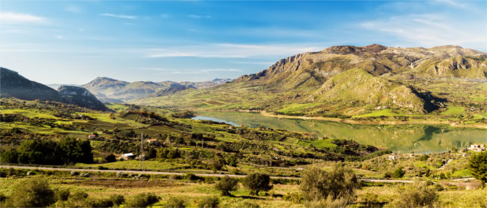 Lake on Sicily