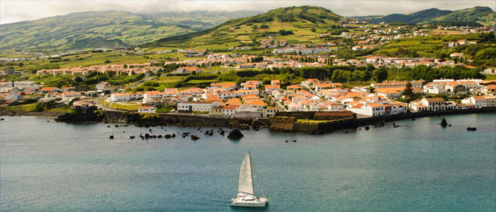 The harbour of Horta - Azores